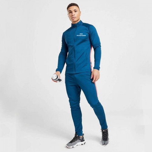 Polyester Tracksuit In Muscle Gym Fitting